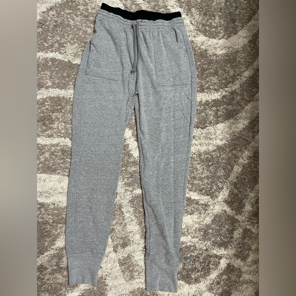 Pink Victoria Secret high waisted joggers